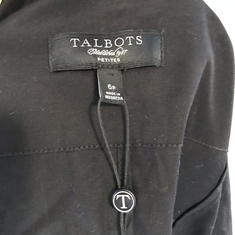 Talbots Stretch Military Style Jacket - Picture 6 of 7